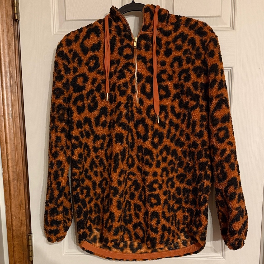 LOFT sherpa quarter zip